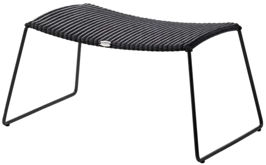 Cane-Line Breeze footstool - Black