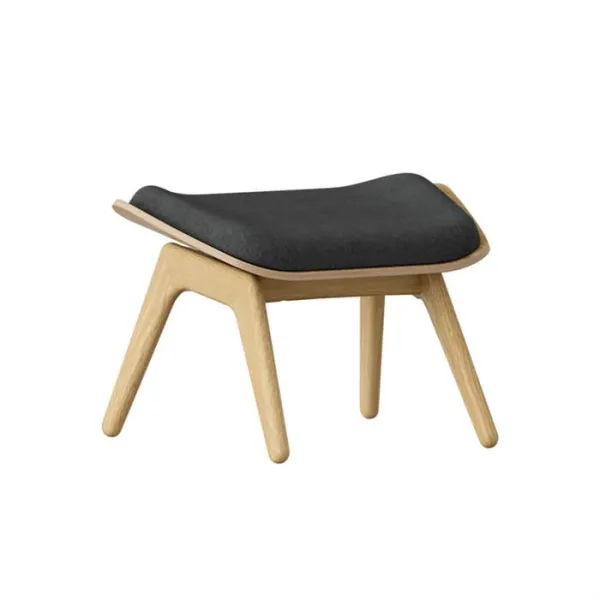 Umage The Reader Ottoman - Shadow - Light Oak