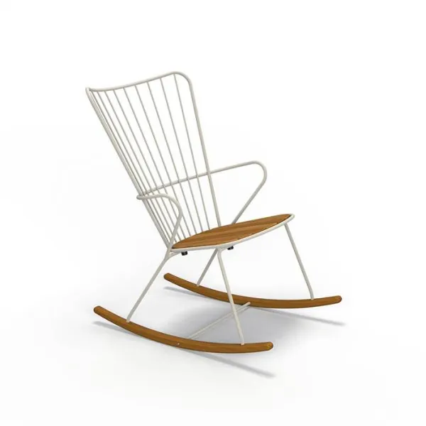 HOUE - PAON rocking chair - White Taupe
