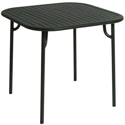 Petite Friture WEEK-END Square Table Glass Green