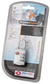 TravelSafe Padlock with combination lock