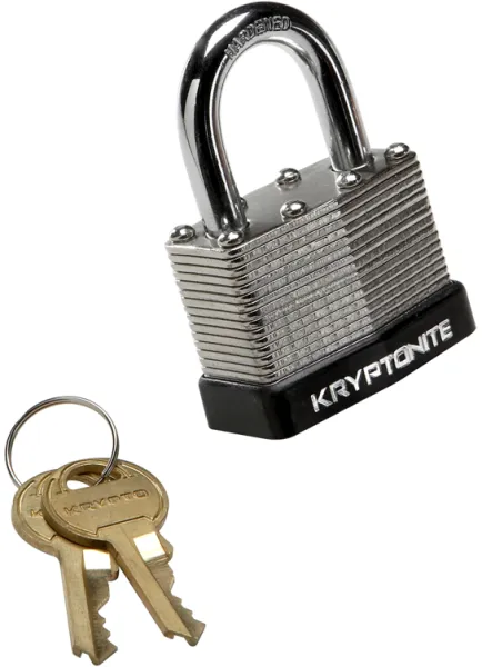 Kryptonite Padlock - Padlock with key - Hardened steel - 44mm