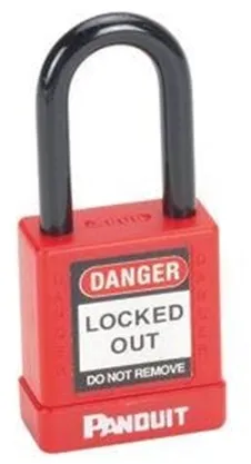 PANDUIT Non-conductive lock, Shackle 38 mm