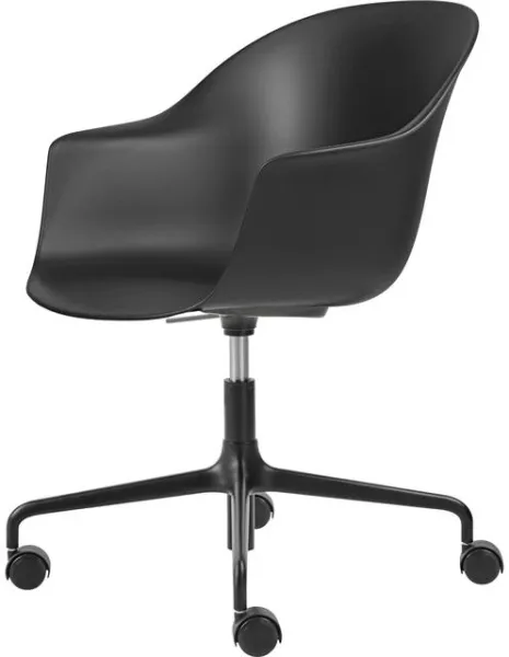 GUBI Bat Office Chair Matt Black/Black