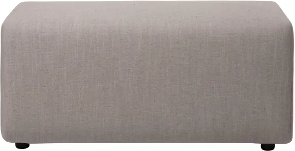 BROSTE COPENHAGEN Lagoon modular sofa pouffe - latte fabric