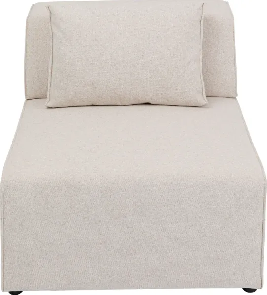 KARE DESIGN Infinity 2-Seater Elements Cream module, 80 cm - cream polyester and polypropylene