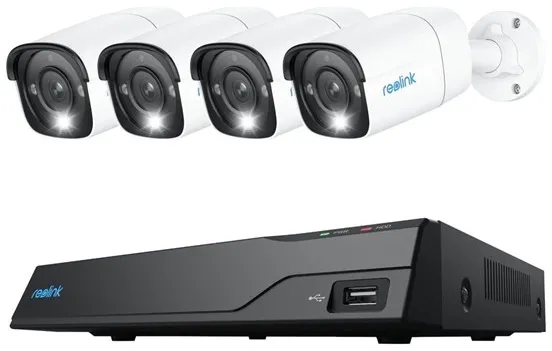 REOLINK NVS8-12MB4 - NVR + camera(s) - wired (Ethernet 10Base-T/100Base-T) - AC-powered PoE