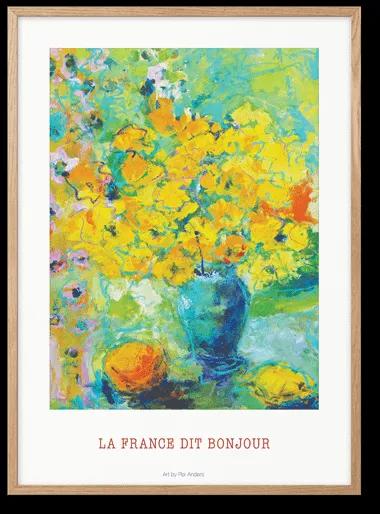 Peléton La France Says Hello 50x70 Poster