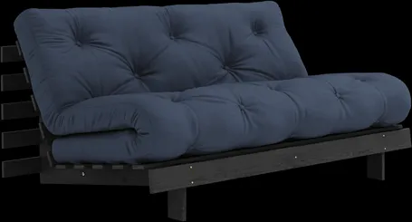 Karup Design Roots Sofa bed with mattress Roots 160x200 Navy/Black lacquered