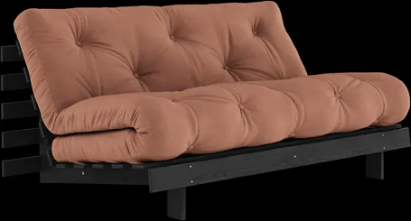 Karup Design Roots Sofa bed with mattress Roots 160x200 Clay Brown/Black lacquered