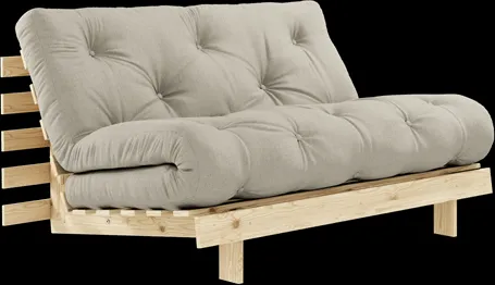 Karup Design Roots Sofa bed with mattress 140x200 914 Linen/Pine