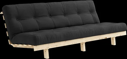 Karup Design Lean Sofa bed with Alpha mattress 130x200 Dark Grey/Natural