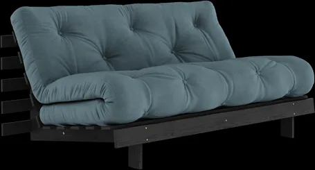 Karup Design Roots Sofa bed with mattress Roots 160x200 Petrol/Black lacquered