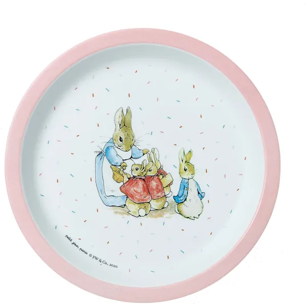 Peter Rabbit, plate Mother